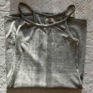 sundays ribbed grey dress, size M